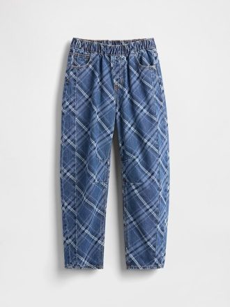 Kinder-Jeans mit hohem Bund und Easy Barrel