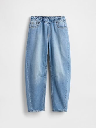 Kinder-Jeans mit hohem Bund und Easy Barrel