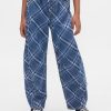 Kinder-Jeans mit hohem Bund und Easy Barrel Kinder-Jeans mit hohem Bund und Easy Barrel