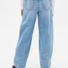 Kinder-Jeans mit hohem Bund und Easy Barrel Kinder-Jeans mit hohem Bund und Easy Barrel