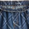 Kinder-Jeans mit hohem Bund und Easy Barrel Kinder-Jeans mit hohem Bund und Easy Barrel