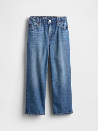 Kinder-Jeans mit mittelhohem Bund, ultraweich und locker geschnitten