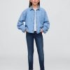 Kinder-Jeans mit mittelhohem Bund und superenger Taille Kinder-Jeans mit mittelhohem Bund und superenger Taille