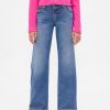 Kinder Jeans mit niedriger Taille und geradem Bein Kinder Jeans mit niedriger Taille und geradem Bein