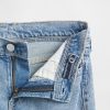 Kinder Jeans mit niedriger Taille und lockerer Schlaghose Kinder Jeans mit niedriger Taille und lockerer Schlaghose