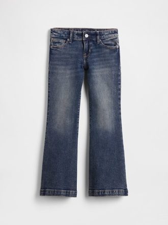 Kinder-Jeans mit niedriger Taille und Schlag