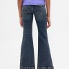 Kinder-Jeans mit niedriger Taille und Schlag Kinder-Jeans mit niedriger Taille und Schlag