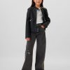 Kinder-Jeans mit weitem Bein und niedriger Leibhöhe Kinder-Jeans mit weitem Bein und niedriger Leibhöhe