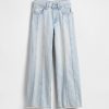 Kinder Jeans mit weitem Bein und niedriger Leibhöhe