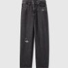 Kinder-Jeans mit weitem Bein und niedriger Leibhöhe Kinder-Jeans mit weitem Bein und niedriger Leibhöhe