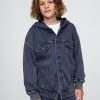 Kinder-Jeansjacke mit Kapuze und Icon-Sweatshirt