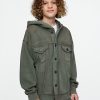 Kinder-Jeansjacke mit Kapuze und Icon-Sweatshirt