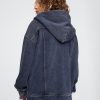 Kinder-Jeansjacke mit Kapuze und Icon-Sweatshirt