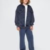 Kinder-Jeansjacke mit Kapuze und Icon-Sweatshirt