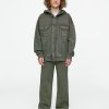 Kinder-Jeansjacke mit Kapuze und Icon-Sweatshirt