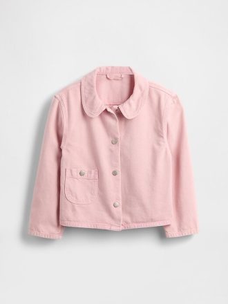 Kinder-Jeansjacke mit Scheunenmotiv