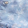 Kinder-Jeanskleid mit Blumenmuster Kinder-Jeanskleid mit Blumenmuster