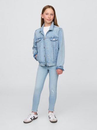 Kinder-Jeggings zum Überziehen mit mittelhohem Bund