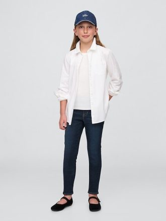 Kinder-Jeggings zum Überziehen mit mittelhohem Bund