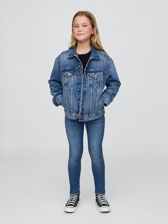 Kinder-Jeggings zum Überziehen mit mittelhohem Bund