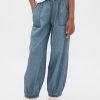 Kinder-Jogginghose aus Denim mit hohem Bund Kinder-Jogginghose aus Denim mit hohem Bund