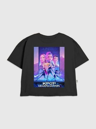 Kinder K-Pop Demon Hunters Poster Grafik T-Shirt