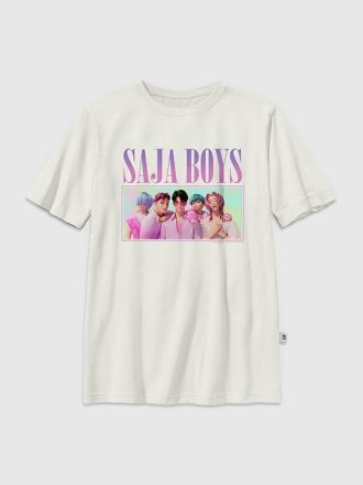 Kinder K-Pop Demon Hunters Saja Boys Grafik-T-Shirt