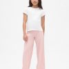 Kinder-Leggings mit weitem Bein und Umschlag Kinder-Leggings mit weitem Bein und Umschlag