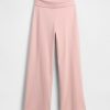 Kinder-Leggings mit weitem Bein und Umschlag Kinder-Leggings mit weitem Bein und Umschlag