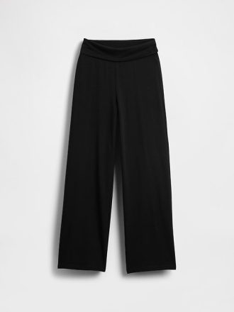 Kinder-Leggings mit weitem Bein und Umschlag