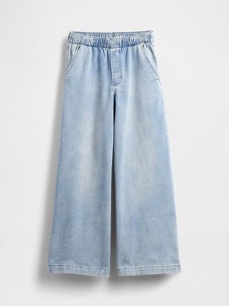 Kinder Low Rise Strick Easy Baggy Jeans