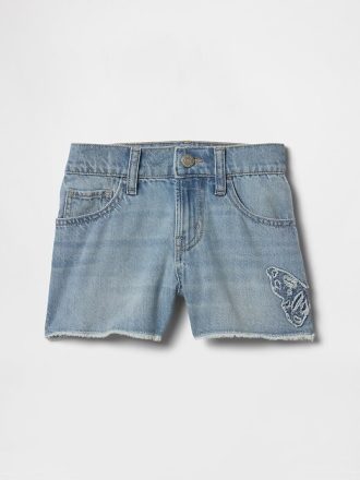 Kinder Low Rise Stride Denim Shorts