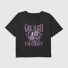 Kinder Mädchen Math University Grafik Boxy Crop T-Shirt