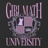 Kinder Mädchen Math University Grafik Boxy Crop T-Shirt