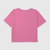 Kinder Boxy Crop T-Shirt mit Monet-Garten-Gemälde-Grafik Kinder Boxy Crop T-Shirt mit Monet-Garten-Gemälde-Grafik
