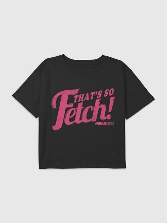 Kinder Mean Girls Thats So Fetch Grafik Boxy Crop Tee