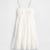 Kinder Midikleid mit gesmokten Rüschen Kinder Midikleid mit gesmokten Rüschen