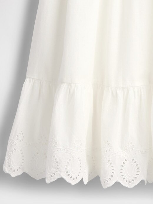 Kinder Midikleid mit gesmokten Rüschen Kinder Midikleid mit gesmokten Rüschen