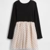 Kinder-Mixed-Media-Kleid Kinder-Mixed-Media-Kleid