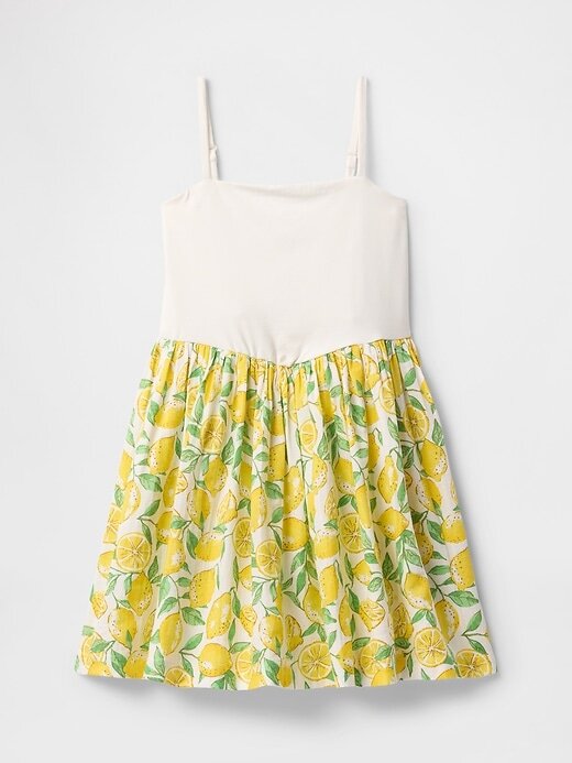 Kinder-Mixed-Media-Kleid Kinder-Mixed-Media-Kleid