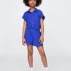 Kinder-Outfit-Set aus Crinkle-Gaze Kinder-Outfit-Set aus Crinkle-Gaze