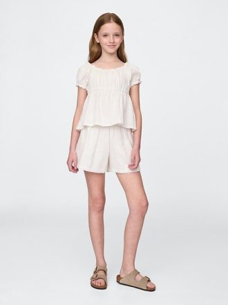 Kinder-Outfit-Set aus Crinkle-Gaze