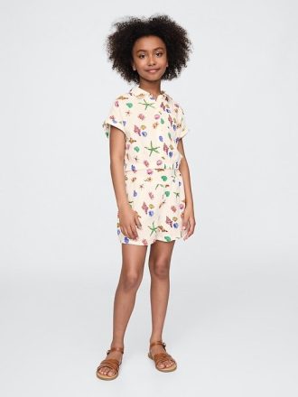 Kinder-Outfit-Set aus Crinkle-Gaze
