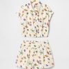 Kinder-Outfit-Set aus Crinkle-Gaze Kinder-Outfit-Set aus Crinkle-Gaze