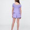 Kinder-Outfit-Set aus Crinkle-Gaze Kinder-Outfit-Set aus Crinkle-Gaze