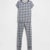 Kinder-Pyjama-Set aus gebürsteter Bio-Baumwolle mit Vichy-Karomuster Kinder-Pyjama-Set aus gebürsteter Bio-Baumwolle mit Vichy-Karomuster