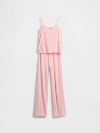 Kinder-Pyjama-Set aus recyceltem Pointelle-Tank