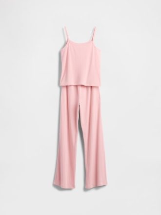 Kinder-Pyjama-Set aus recyceltem Pointelle-Tank