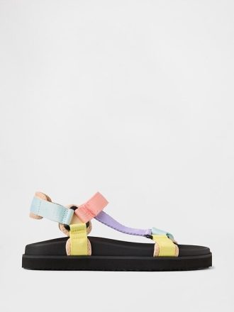 Kinder-Sandalen mit Riemen aus Canvas