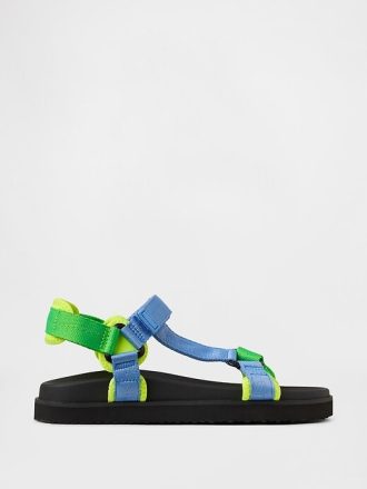 Kinder-Sandalen mit Riemen aus Canvas